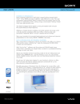 Sony VGC-LT27N Marketing Specifications