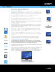 Sony VGC-JS290J/Q Marketing Specifications