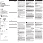 Sony VF-74CP Operating Instructions