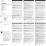 Sony VF-30PK S User's Manual