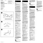 Sony VCA-42 Installation/Connections Manual