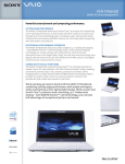 Sony VAIO VGNFE690GB User's Manual