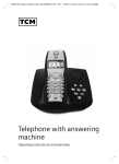 Sony Telephone with Answering Machine User's Manual