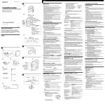 Sony TCM-465 User's Manual