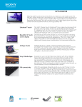 Sony SVT14126CXS Marketing Specifications