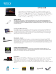 Sony SVF1521JCXB Marketing Specifications