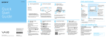 Sony SVF14322CXW Quick Start Manual