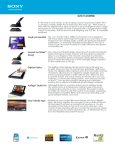 Sony SVD1121BPXB Marketing Specifications