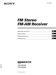 Sony STR-DE245 User's Manual