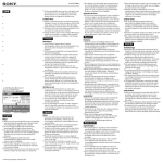 Sony STP-XH1 Notes