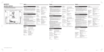 Sony SS-MF600H User's Manual