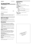 Sony SRF-59 User's Manual