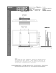 Sony SPM-42BSA Dimensions Diagram