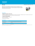 Sony SPK-AS2 Marketing Specifications