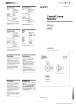 Sony XS-W5721 User's Manual