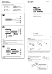 Sony XR-CA330 User's Manual