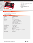 Sony XM-5150GSX User's Manual