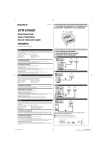 Sony Wok STR-DH500 User's Manual