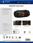 Sony Uncharted: Golden Abyss 22026 User's Manual