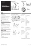 Sony SS-K70ED User's Manual