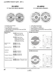 Sony Speaker XS-MP61 User's Manual