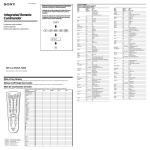 Sony RM-VL700S User's Manual