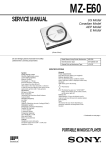 Sony MZ-E90 User's Manual