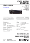 Sony CDX-GT260 User's Manual