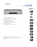 Sony SLV-D350P User's Manual