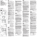 Sony SH-L35W User's Manual