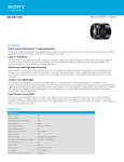 Sony SEL50F18/B Marketing Specifications