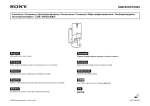 Sony SDM-S53/B Precautions