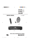 Sony SAT-A55 RM-Y802 User's Manual