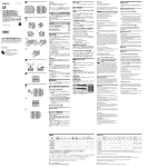 Sony SAL-1635Z Operating Instructions