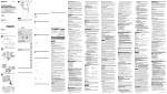 Sony RDP-CA1 Operating Instructions