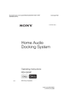 Sony RDH-SK8iP User's Manual