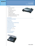 Sony PS-LX350H User's Manual