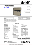 Sony MZ-NH1 User's Manual