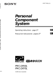 Sony PMC-DR50L User's Manual