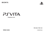 Sony PlayStation Vita 22022 User's Manual