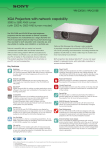 Sony PL-CX125 User's Manual