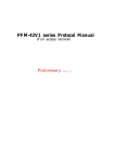 Sony PFM-42V1 Protocol Manual