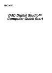 Sony PCV-RX790G Quick Start Manual