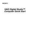 Sony PCV-RX730 Quick Start Manual