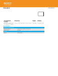 Sony PCK-LM15 Marketing Specifications