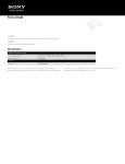 Sony PCK-LH7AM Marketing Specifications