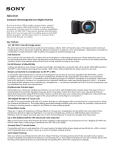 Sony NEX-5T/B Marketing Specifications