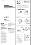 Sony MZ-E40 User's Manual