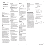 Sony MRW62E-S1 2694866142 User's Manual