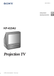 Sony Model KP-41S4U User's Manual